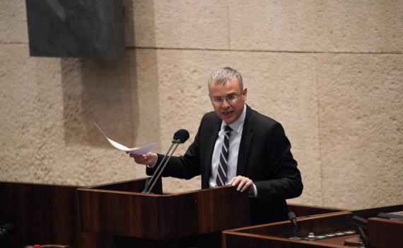 צפו: האם זה הנאום הקצר שהפיל את חוק הגיוס?