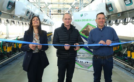 בגבול מצרים: היישובים הסרוגים חנכו רפתות חדשות