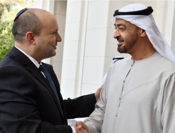 פגישה ראשונה של ראש ממשלה ישראלי באמירויות