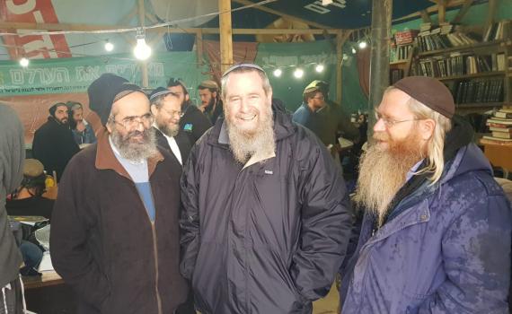 "באנו להתחמם במסירות הנפש על ארץ ישראל"