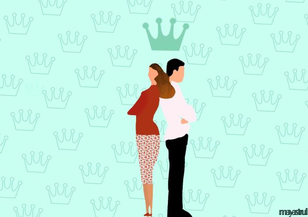 "את באה להגיד לי שזוגיות היא סוג של ספונג'ה?"