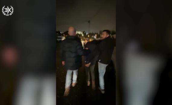 צפו: כך נעצרו שורפי המכוניות בשמעון הצדיק