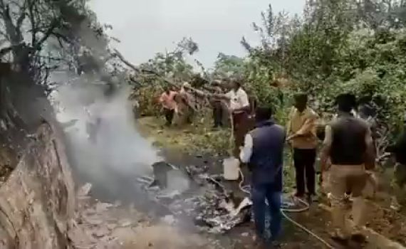 אסון בהודו: הרמטכ"ל מת בהתרסקות מסוק צבאי