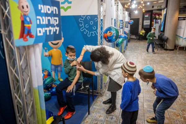נתון מעודד במסגרת מבצע חיסון הילדים