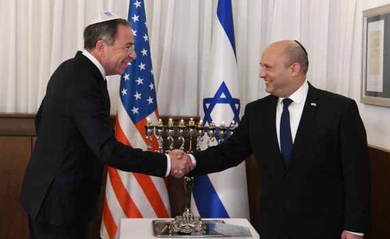 בנט עם השגריר האמריקאי: "נעשה דברים גדולים"