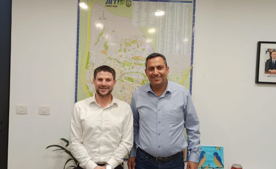 חיזוק למפקד של סמוטריץ' מאלון דוידי ואיתמר רביבו