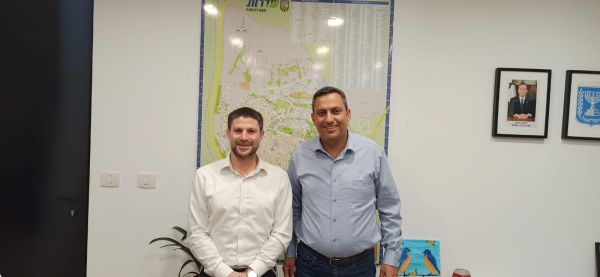 חיזוק למפקד של סמוטריץ' מאלון דוידי ואיתמר רביבו