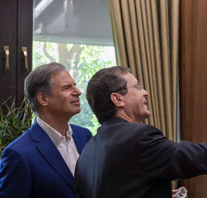 הנשיא לסטיבה: "עיני כל העם נשואות אלייך"