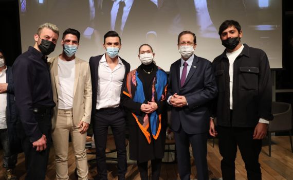 כוכבי שבאבניקים בפגישה קורעת אצל הנשיא| צפו: