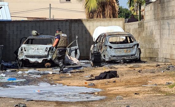 חשד לחיסול: אישה נהרגה בפיצוץ רכב, אם ובתה נפצעו