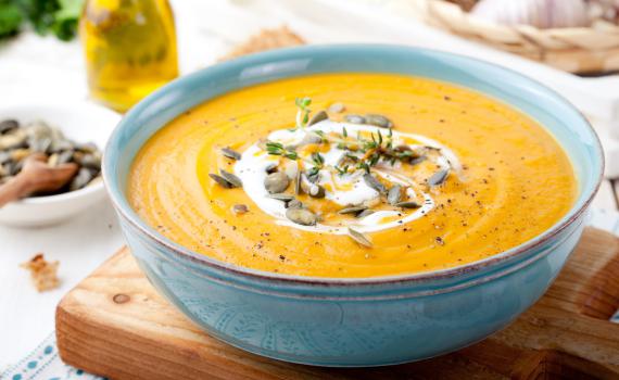 באווירת החורף: מתכון למרק דלעת עם ג'ינג'ר