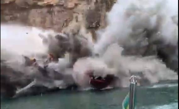 אסון בברזיל: צוק קרס על סירות, 7 תיירים נהרגו