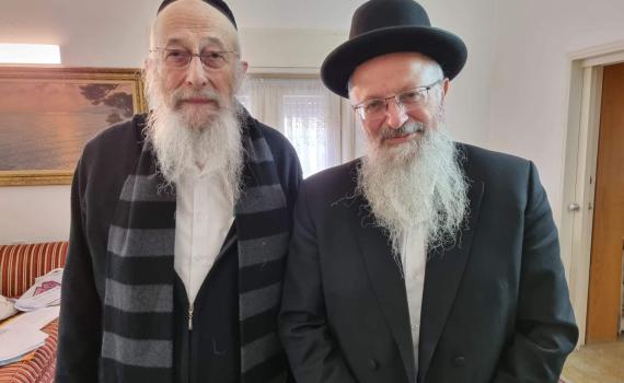 הרב אליהו על פגישת הפיוס: הרב טאו לא קיבל מידע נכון