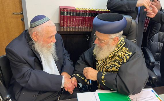 הרב יוסף שלח את תלמידו להתנצל בפני הרב דרוקמן