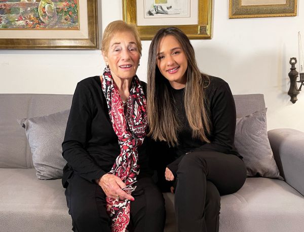 עדן בן זקן וניצולת השואה, אילנה קליין, בשיר מרגש