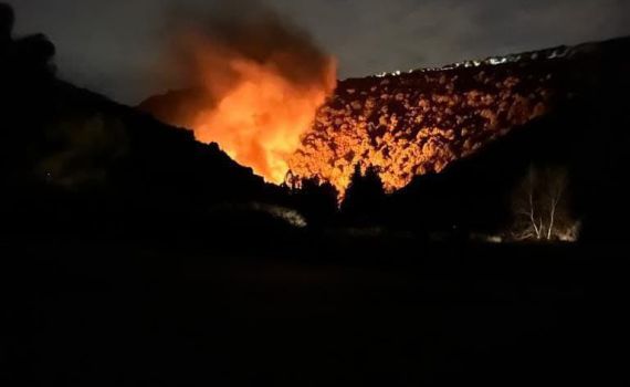 לבנון: פוצץ מחסן תחמושת של חזבאללה | צפו