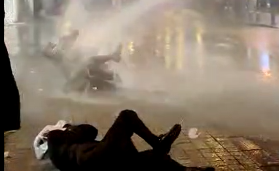 צפו בתיעוד: מכת"זית פוגעת בכינון ישיר במפגין