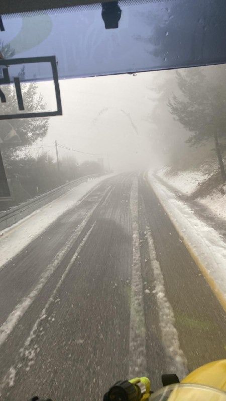 נערכו מראש: שלג החל לרדת בגליל