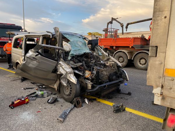 תאונה קטלנית בכביש 6: הרוגה וחמישה פצועים