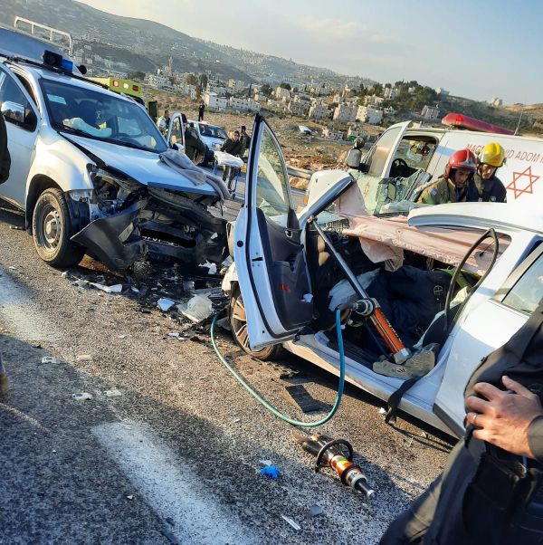 תאונה קשה בגוש עציון: 8 פצועים ולכודה שחולצה