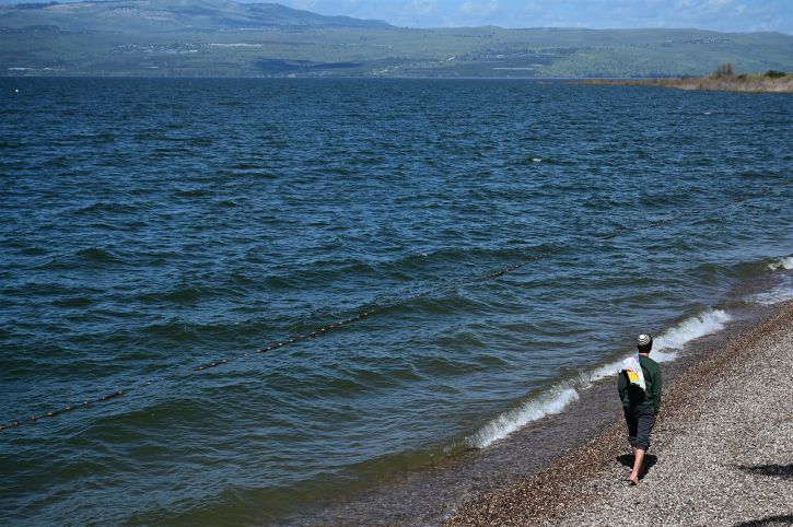 אחרי 'אלפיס': מפלס הכנרת בנתון אדיר