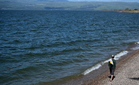 אחרי 'אלפיס': מפלס הכנרת בנתון אדיר