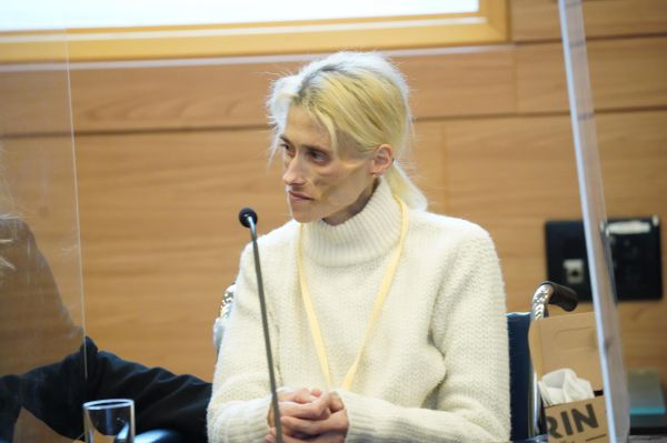 קארין באומן בכנסת: "אני מפחדת לאבד את החיים"