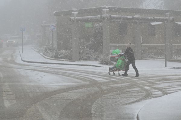 אלפיס הגיעה: שלג יורד בירושלים, בנימין וגוש עציון