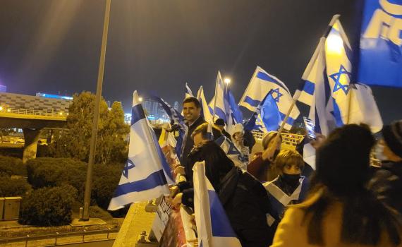 הפגנת הימין: "עם ישראל הוא בעל הבית"