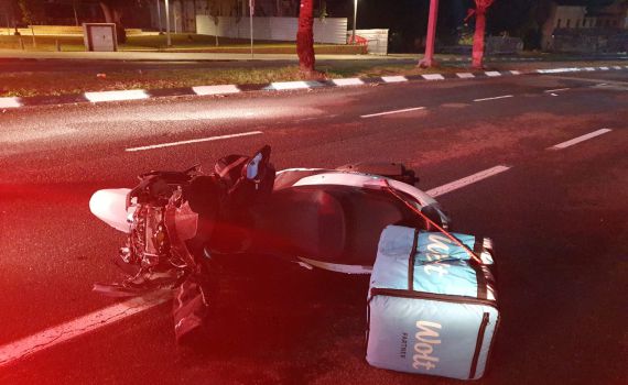 נקבע מותו של הולך רגל בן 63 שנפגע מקטנוע