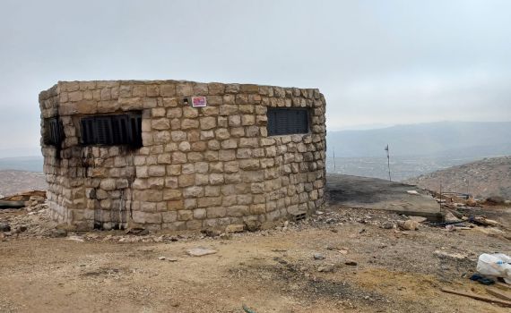 חשד להצתה: בית כנסת עלה באש בדרום הר חברון