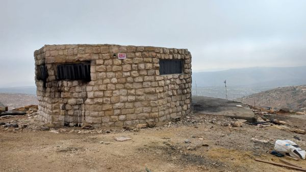 חשד להצתה: בית כנסת עלה באש בדרום הר חברון