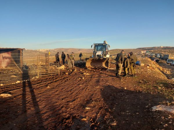 שבוע לאחר סגירת התיק: הרס בגבעת מעלה אהוביה
