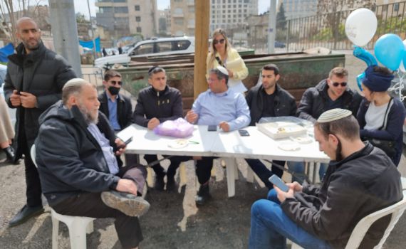 המשטרה חסמה: בן גביר העביר את הלשכה למחסום