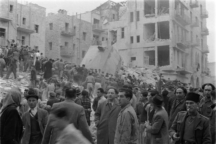 היום בהיסטוריה: בריטים מפוצצים את רחוב בן יהודה