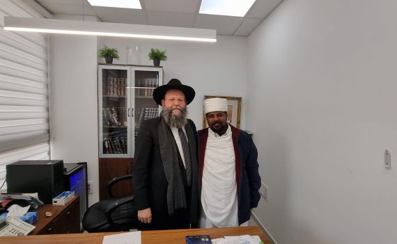 קייס ירגה אייסה נבחר לקייס הקהילה האתיופית בלוד