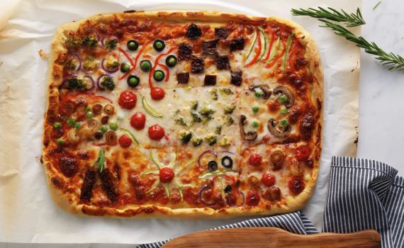 טעימה לא פחות: מתכון לפיצה דלת שומן