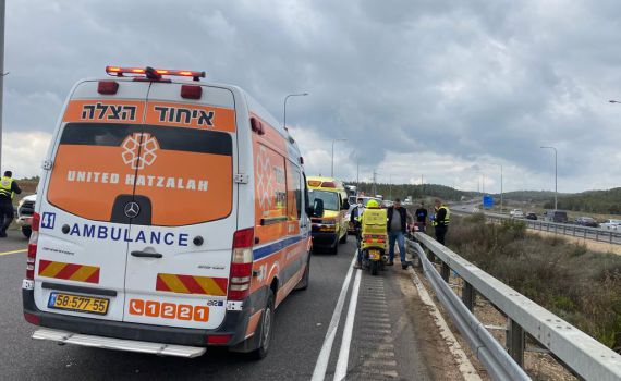 דיווח: תאונה קשה בכביש 6 דרום