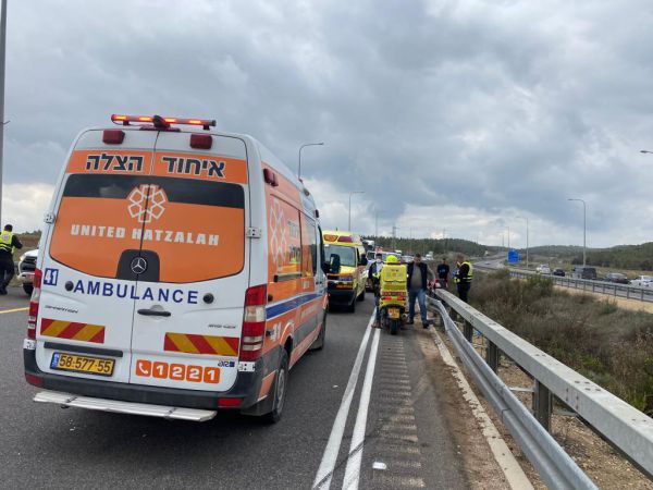 דיווח: תאונה קשה בכביש 6 דרום