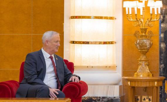 גנץ בבחריין: "כשאמריקה רוצה, היא גם יכולה"