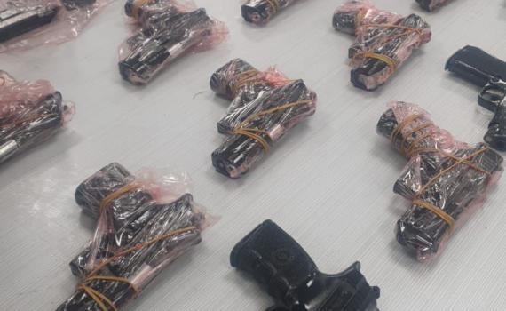 סוכלה הברחת נשק מאסיבית בגבול ירדן