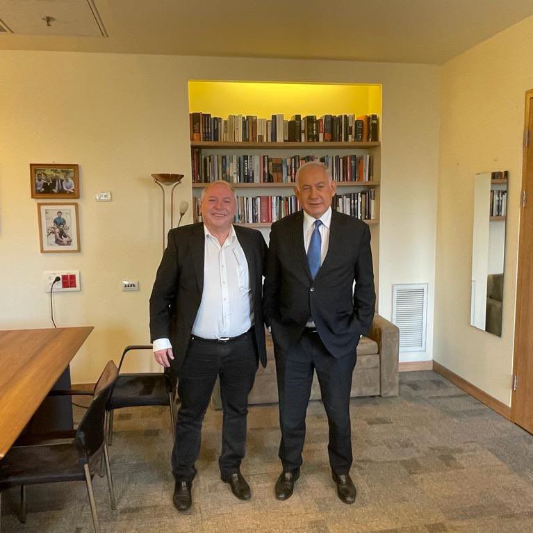 תמונת פיוס: נתניהו ואמסלם נפגשו לסולחה