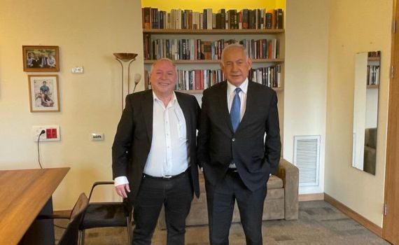 תמונת פיוס: נתניהו ואמסלם נפגשו לסולחה