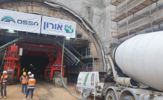 התקדמות נוספת בפרויקט הרחבת כביש המנהרות