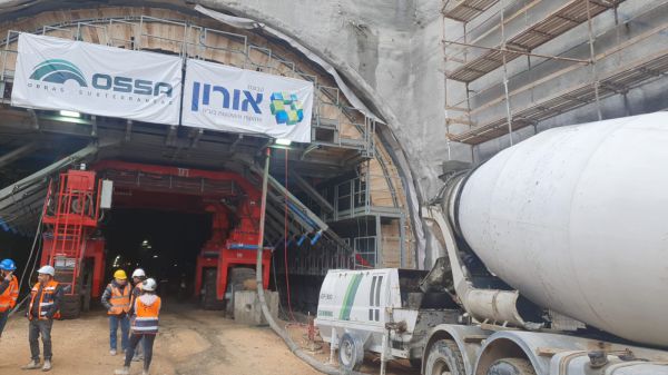 התקדמות נוספת בפרויקט הרחבת כביש המנהרות