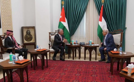 הרשות הפלסטינית בפאניקה: אבו מאזן נפגש בבהילות עם מלך ירדן