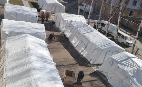 החלה הקמת בית החולים הישראלי באוקראינה