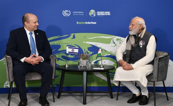 מודי: שמחתי לשמוע שבנט מבריא, מצפה לביקורו בהודו