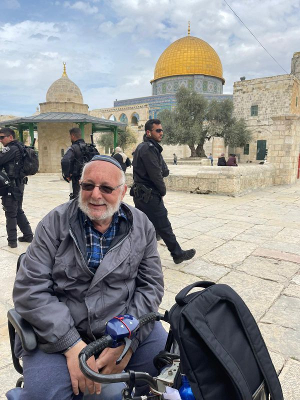 מארנונה להר הבית – עם כיסא גלגלים ממונע