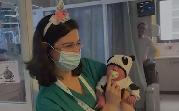 פורים מתוק בפגיה בבית חולים הדסה | צפו בתיעוד: